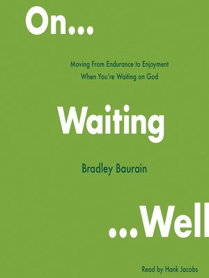 cover image of On Waiting Well